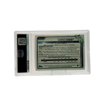 2021 Bowman Draft Cooper Kinney Sapphire Edition PSA 9