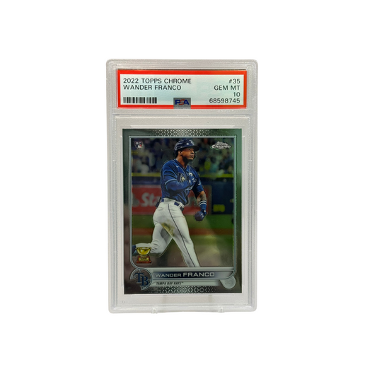 2022 Topps Chrome Wander Franco PSA 10