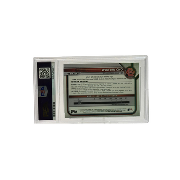 2022 Bowman Chrome Won-Bin-Cho PROS B/W MN DMND REF PSA 10