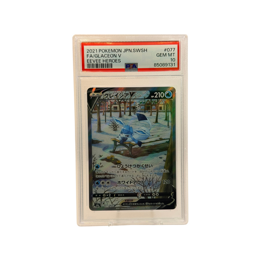 2021 Pokemon Japanese SWSH FA Glaceon V PSA 10