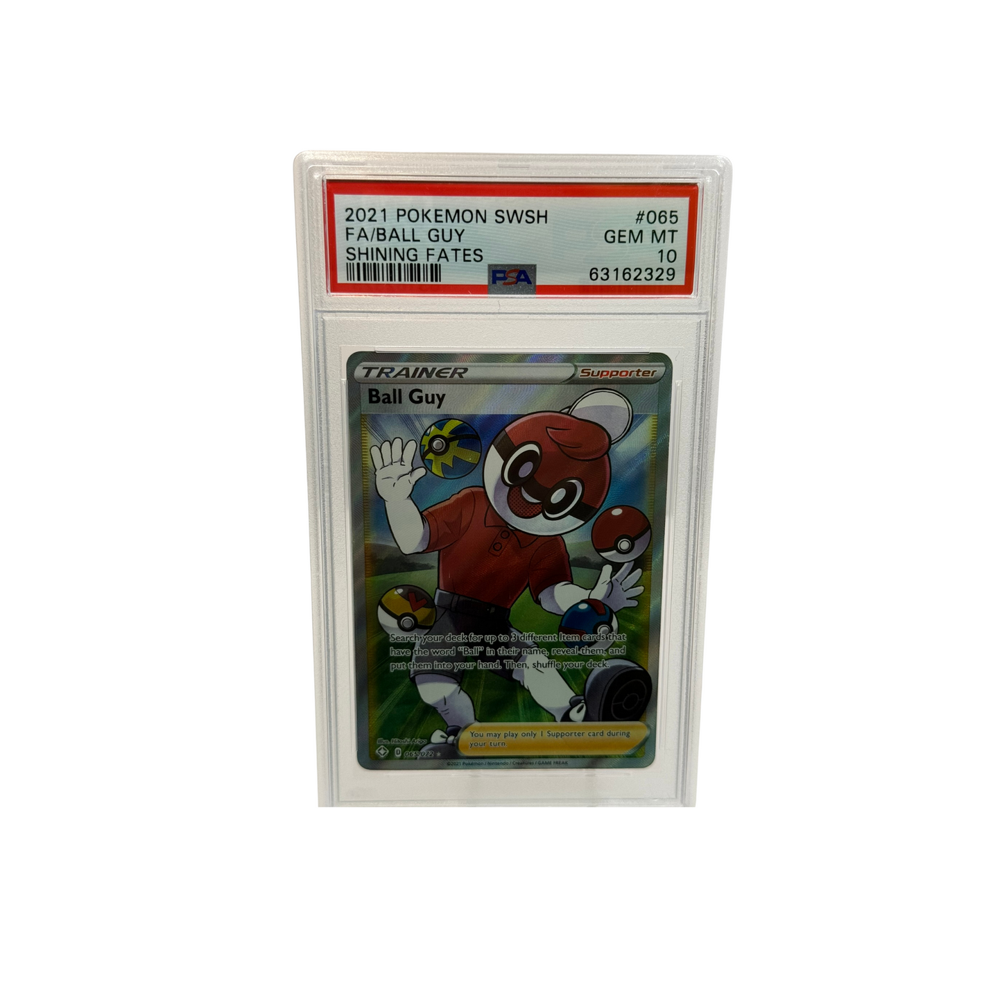 2021 Ball Guy Shining Fates PSA 10