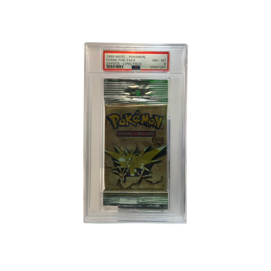 1999 Pokemon WOTC Zapdos Fossil Pack PSA 8