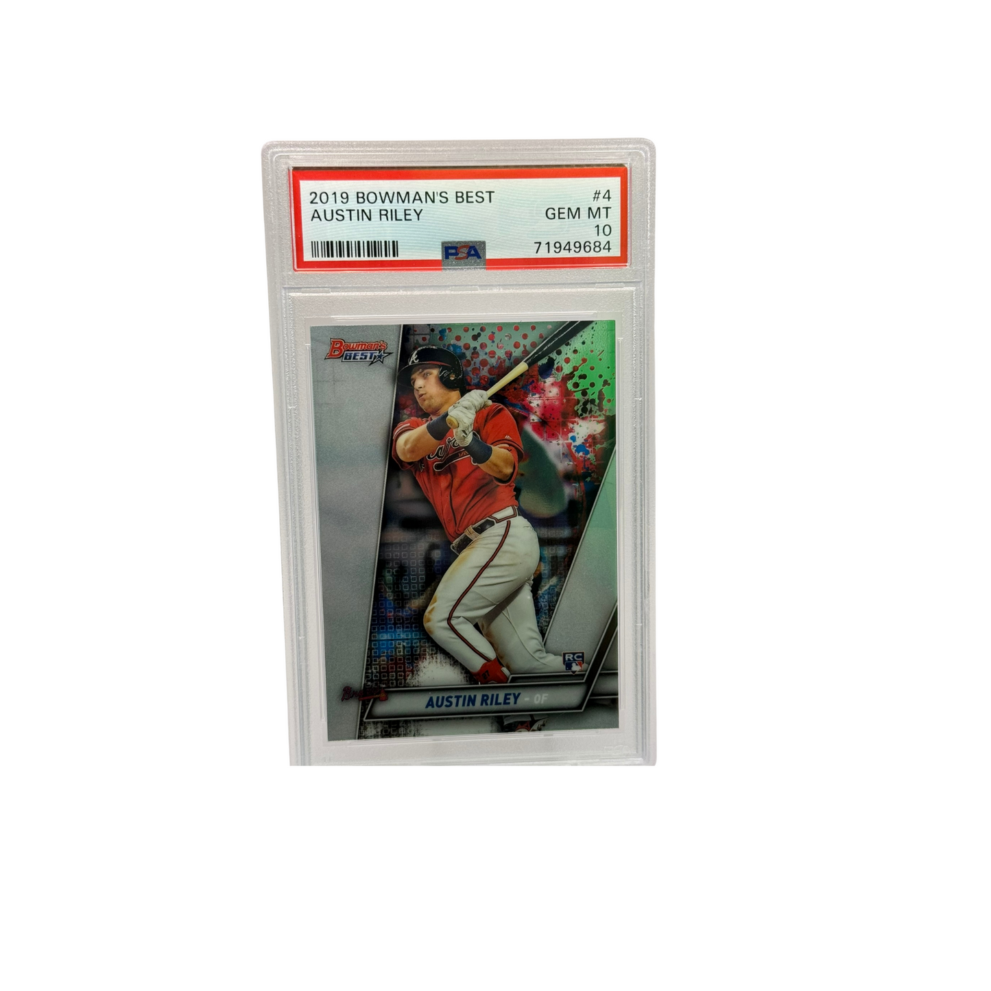 2019 Bowman's Best Austin Riley PSA 10