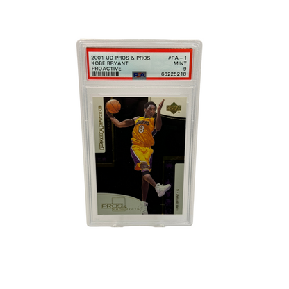 2001 UD Pros & Pros Kobe Bryant Proactive PSA 9