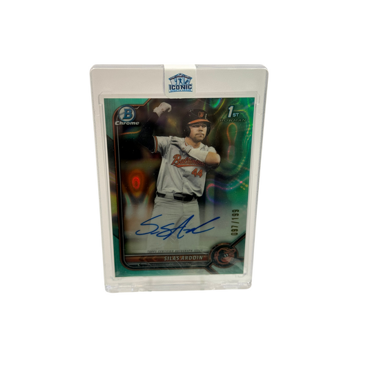 2022 Bowman 1st Silas Ardoin Aqua Lava Auto