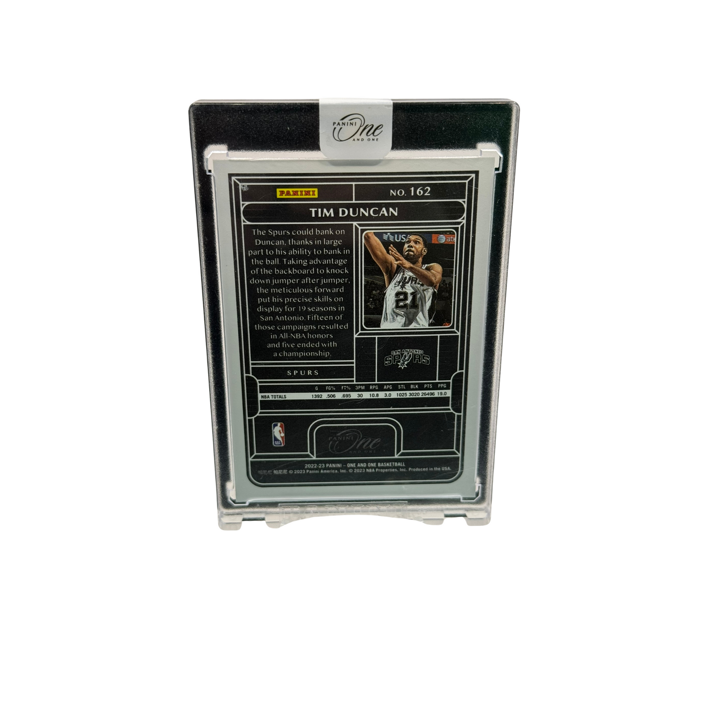 Tim Duncan Panini One /40