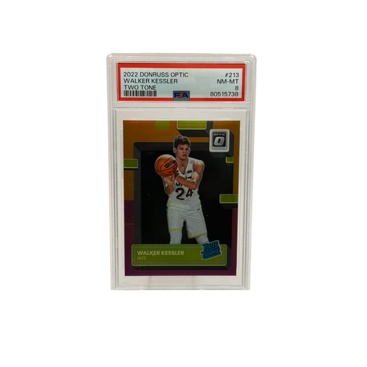 2022 Donruss Optic Walker Kessler Two Tone PSA 8