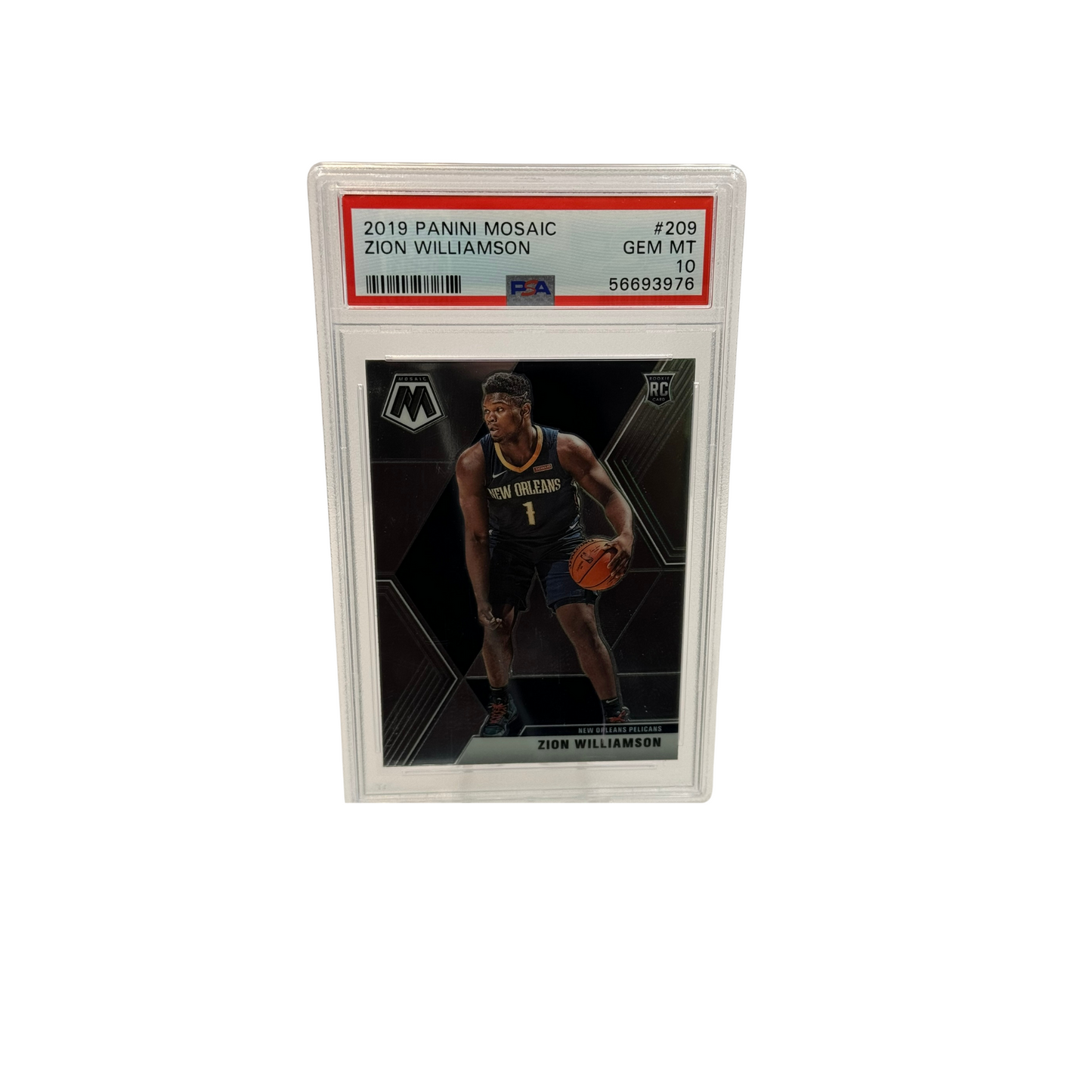 2019 Panini Mosaic Zion Williamson PSA 10