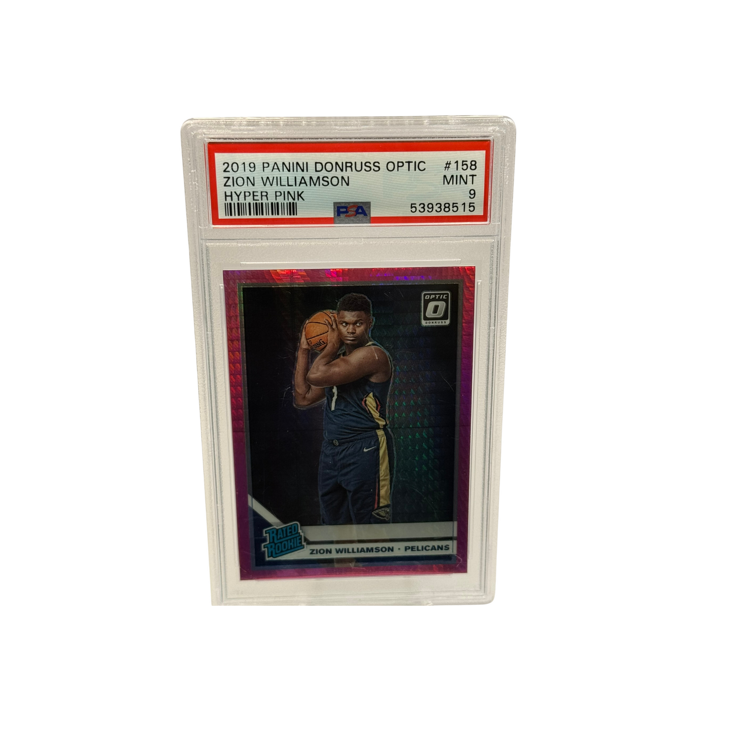 19/20 Zion Williamson Pink Hyper PSA 9